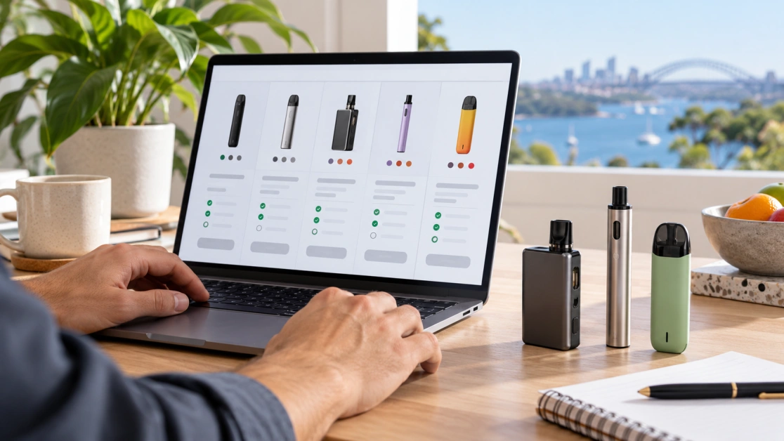 Vapes Australia Online: How to Compare Product Listings